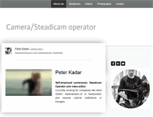 Tablet Screenshot of peterkadar.com